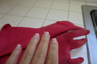 No messing my manicure!