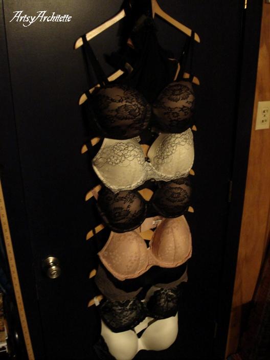 Artsy Architette DIY Hanging Bra Organizer