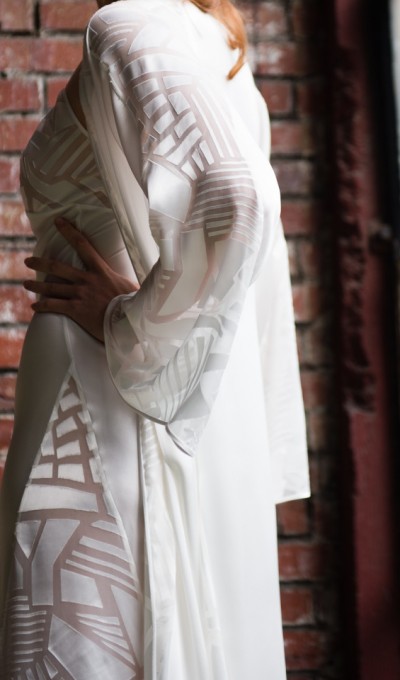 Layneau Alla silk robe