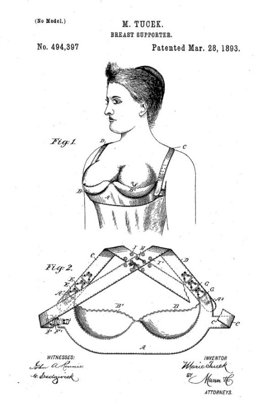 who invented the bra