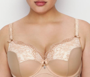 Curvy Couture Tulip Lace Bra