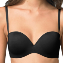 Le Mystere Sculptural Strapless Plunge Push-Up Bra