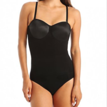 Body Wrap The Strapless Pinup Bodysuit with Bra Cup