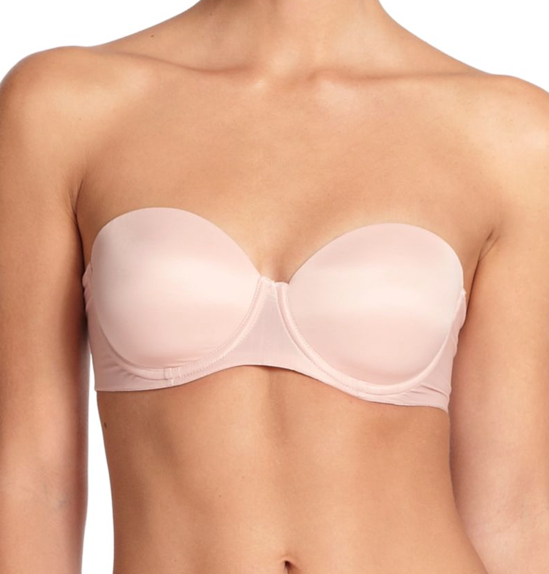 sheer bandeau bra
