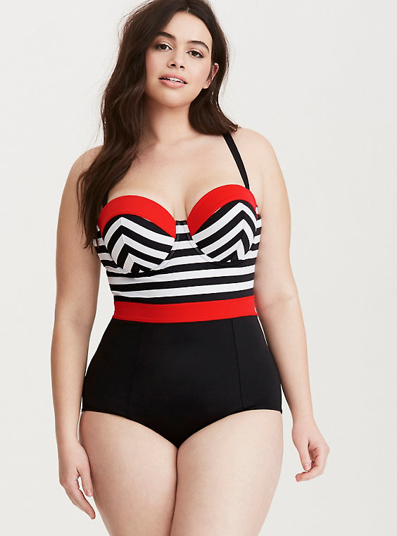 full-bust swimwear