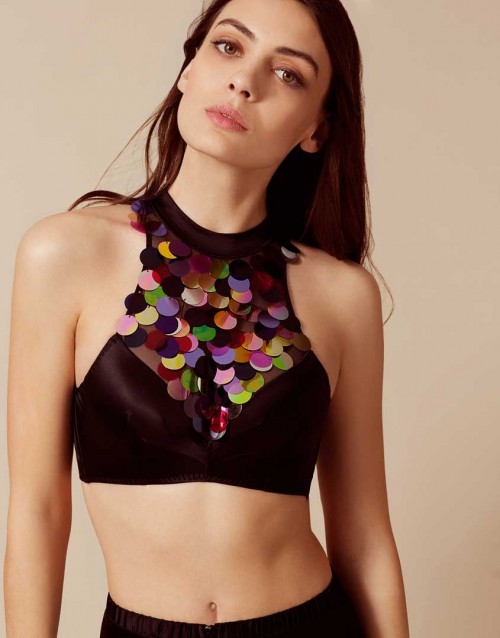 high neck bras