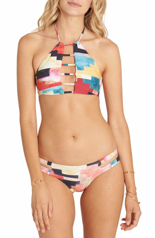 high-neck bikini