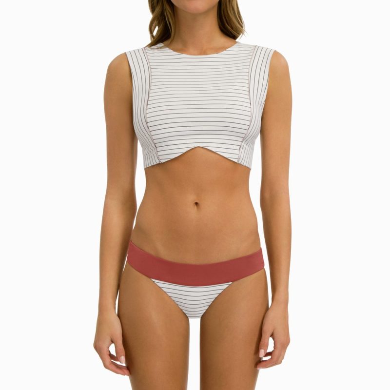high-neck bikini