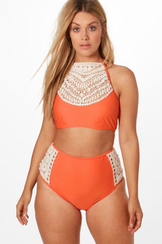 high-neck bikini