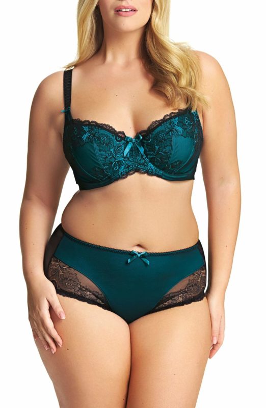 dark green lingerie