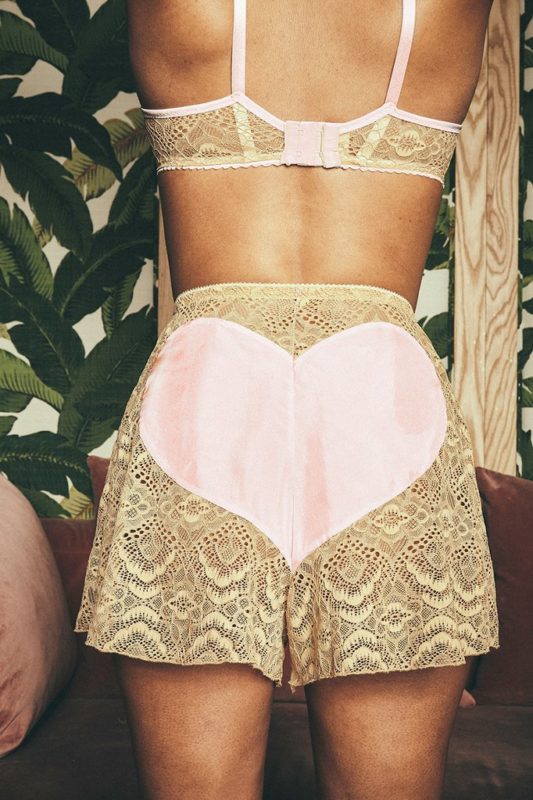 heart-themed lingerie