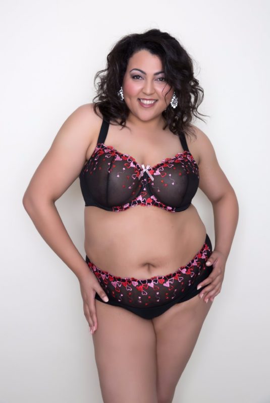 heart-themed lingerie
