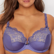 Curvy Couture Tulip Lace Push-Up Bra