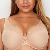 Curvy Couture Diamond Net Bra