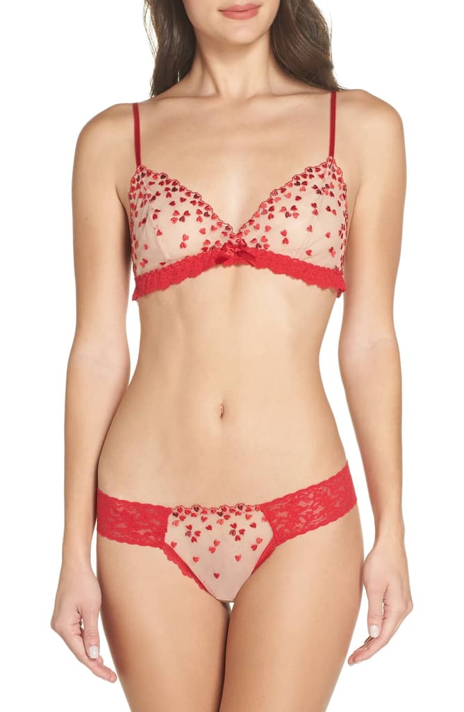 heart-themed lingerie