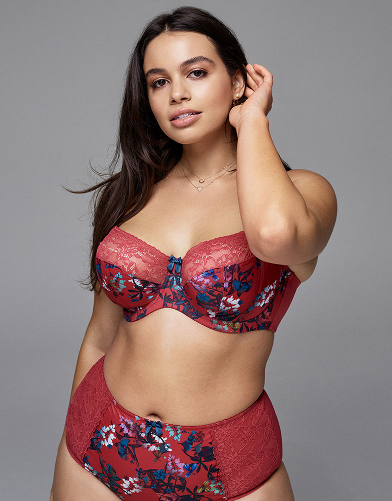 floral lingerie