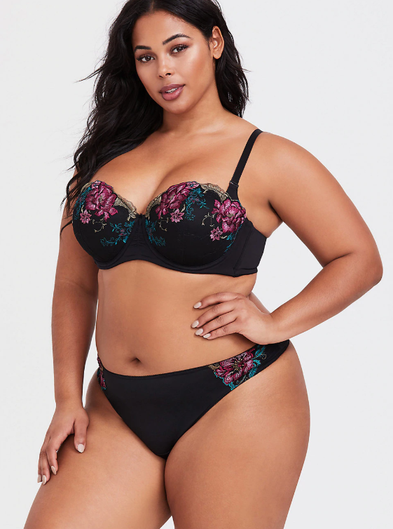 embroidered bras