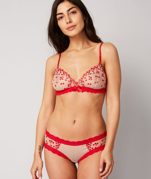 embroidered bras