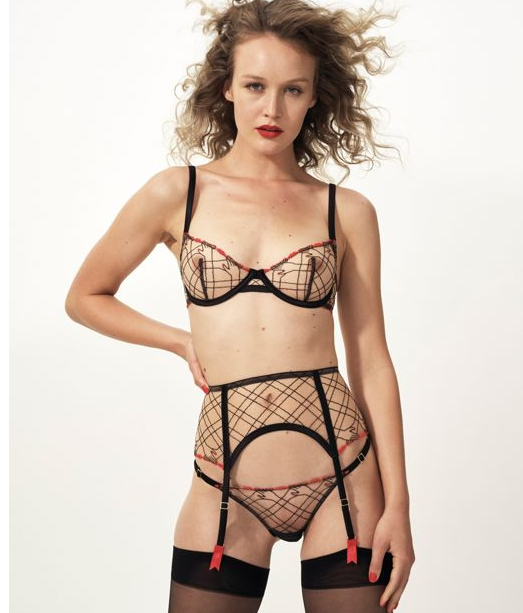 embroidered bras