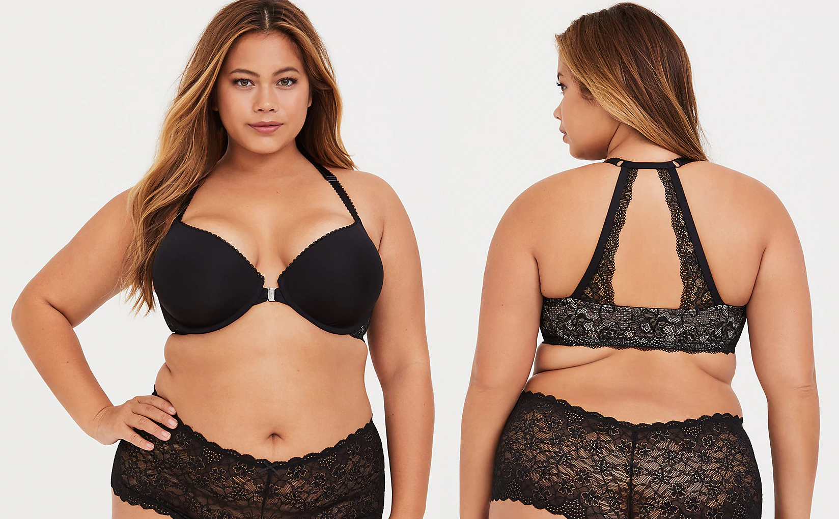 racerback and T-back bras