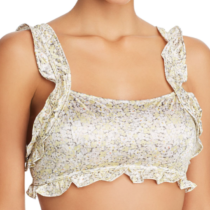 Jason Wu Stretch Satin Ruffled Cropped Cami