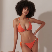 Bluebella Orta Bikini Top & Bikini Brief Orange